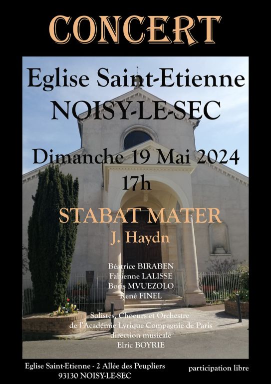 STABAT MATER - Haydn - Dim. 19 Mai 2024