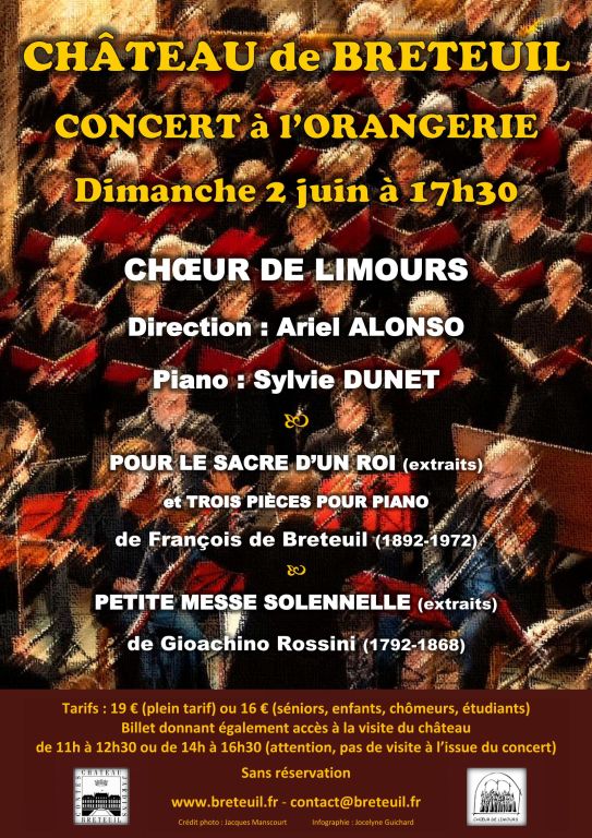 Concert à l'orangerie du Château de Breteuil