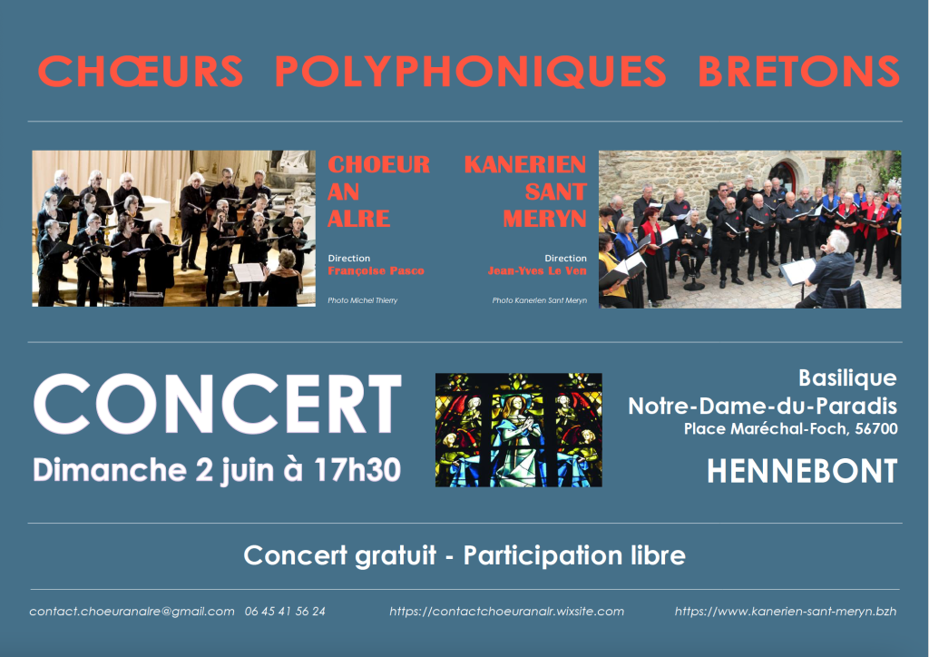 Choeurs polyphoniques bretons à la basilique d ...