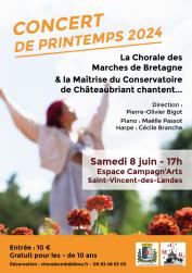 Concert d' Eric ARTZ avec la chorale des Marches de Bretagne