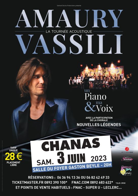 AMAURY VASSILI en tournée nationale "Un piano  ...