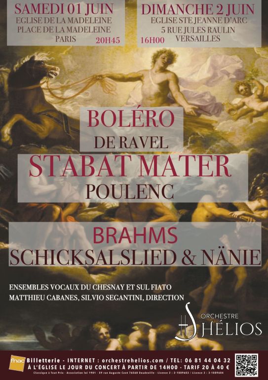 POULENC Stabat Mater RAVEL Boléro BRAHMS Nänie ...