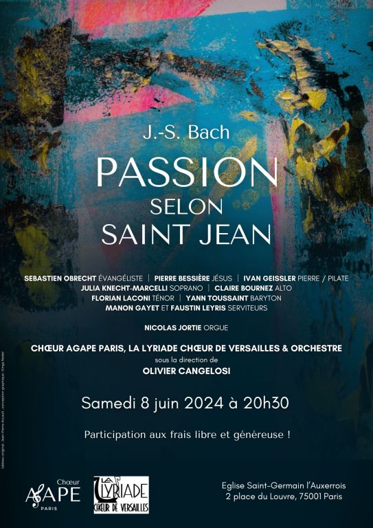 La Passion selon Saint-Jean de J. S. BACH