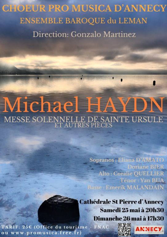 25 et 26 Mai 2024 - Michaël HAYDN - Messe en l ...