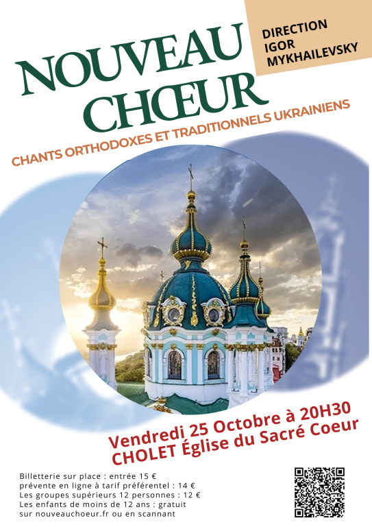 Concert Nouveau Choeur à Cholet
