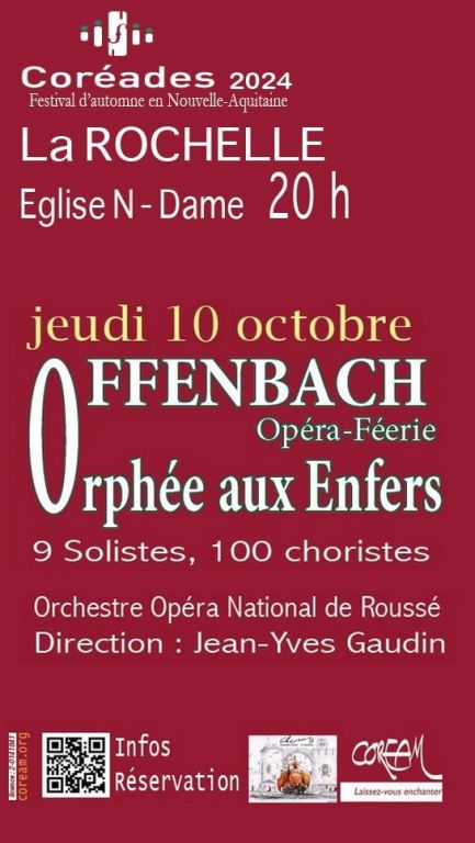 ORPHEE AUX ENFERS, opéra-féérie de Jacques OFF ...