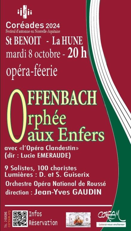 ORPHEE AUX ENFERS, opéra-féérie de Jacques OFF ...