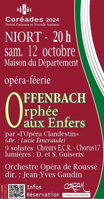 Orphée aux enfers, opéra-féérie de Jacques OFF ...