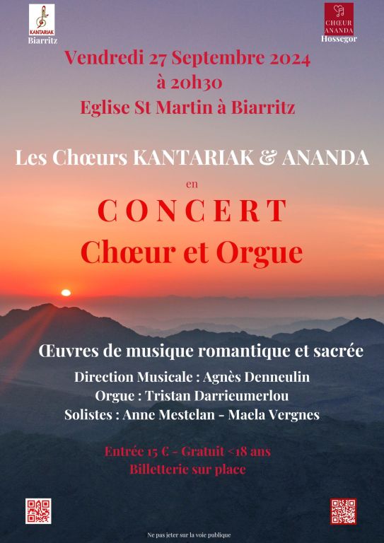 Concert Chœur et Orgue