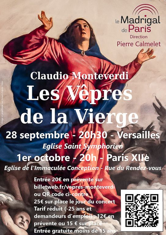 LES VÊPRES DE LA VIERGE DE CLAUDIO MONTEVERDI