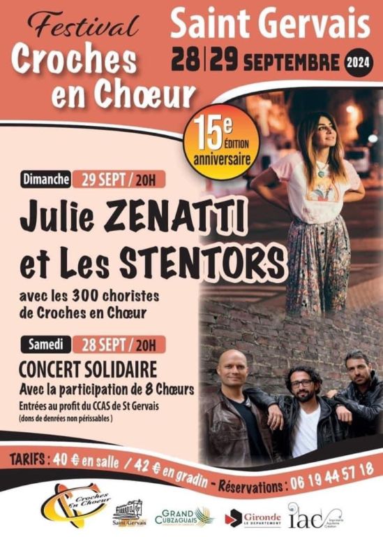 Concert solidaire des chorales à croches en Choeur