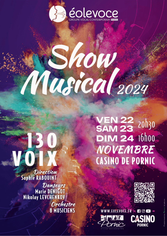 SHOW MUSICAL 2024 au Casino de Pornic (22, 23  ...