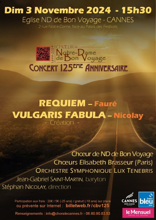 CONCERT ANNIVERSAIRE des 125 ans du CHOEUR ND  ...