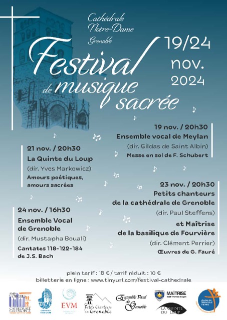 Festival de musique sacrée : Schubert Messe en sol