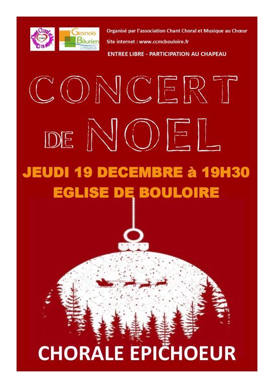 Concert de Noël pour Epichoeur