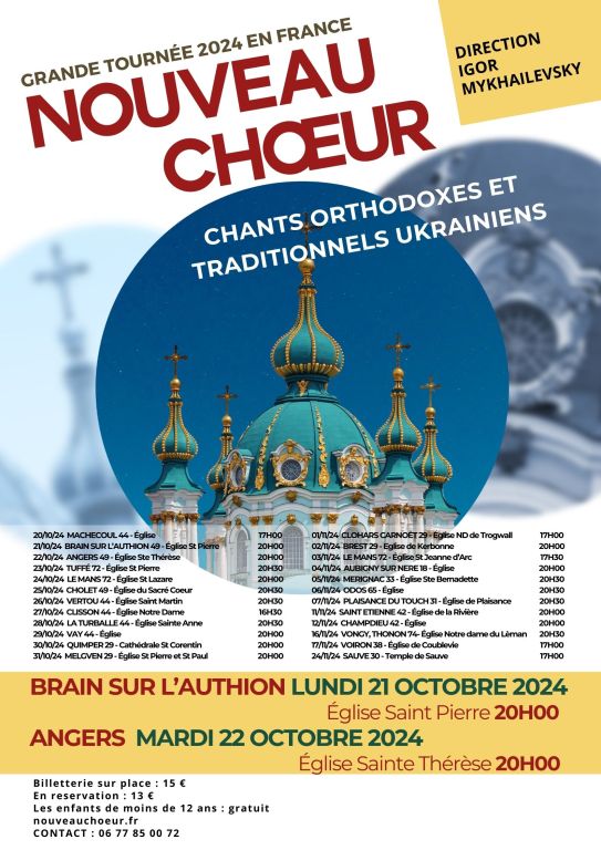 Concert Nouveau Choeur à Angers