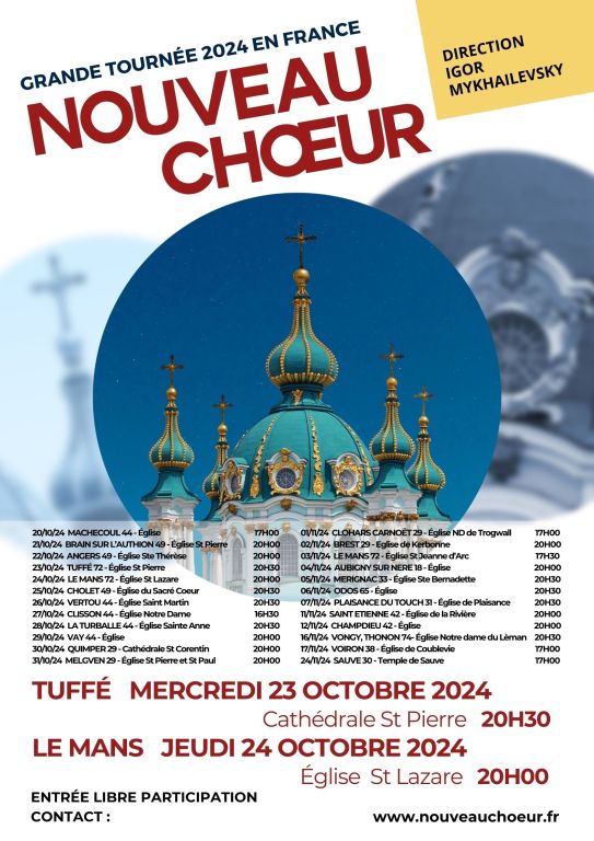 Concert Nouveau Choeur à Tuffé