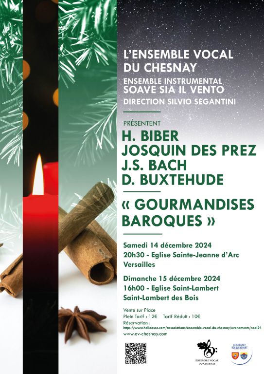 CONCERT "GOURMANDISES BAROQUES" 15 DEC 2024 -  ...