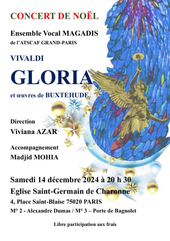 Concert de Noël 2024 à St Germain de Charonne