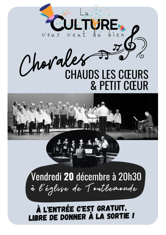 Concert de chant choral TOUTLEMONDE