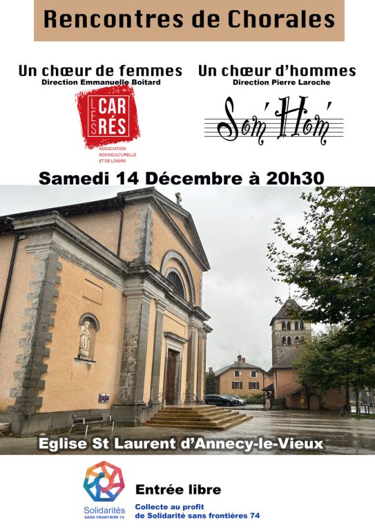 Concert le samedi 14 décembre 2024, 20h30 en l ...