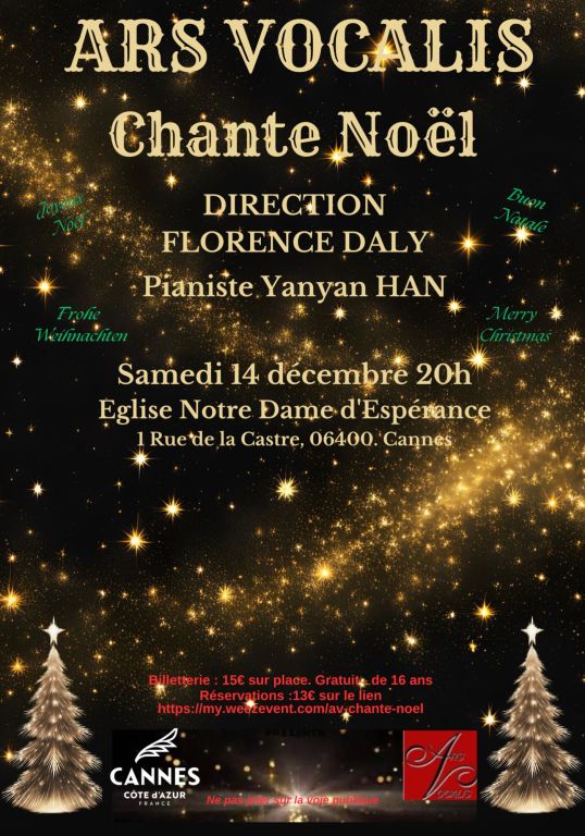 Concert "Ars Vocalis Chante Noël