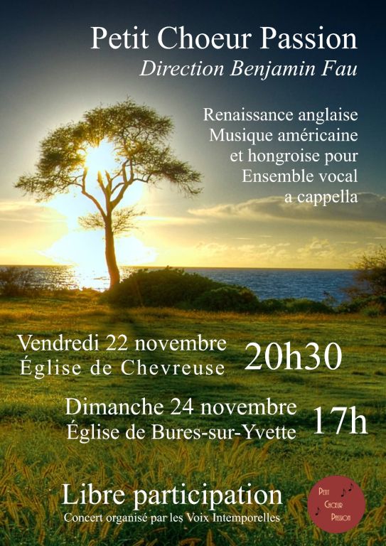 Concert du Petit Choeur Passion le dimanche 19 ...