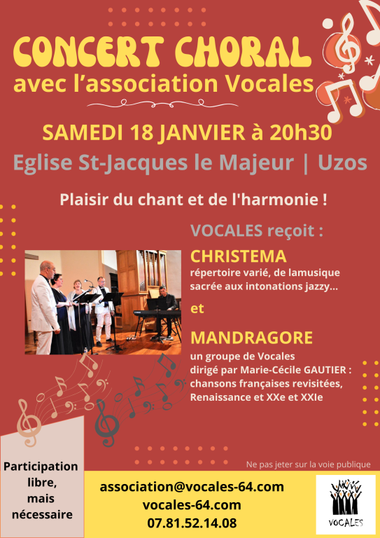 Concert choral | Plaisir du chant et de l'harmonie