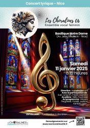 CONCERT LYRIQUE des CHORALINES 06