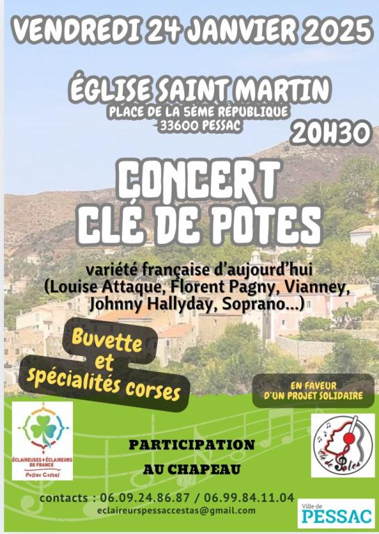 Concert caritatif avec nos musiciens