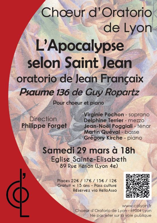 "L'Apocalypse" de Jean Françaix