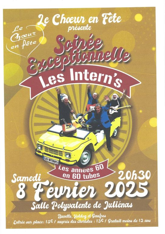 Soirée exceptionnelle avec les Intern's