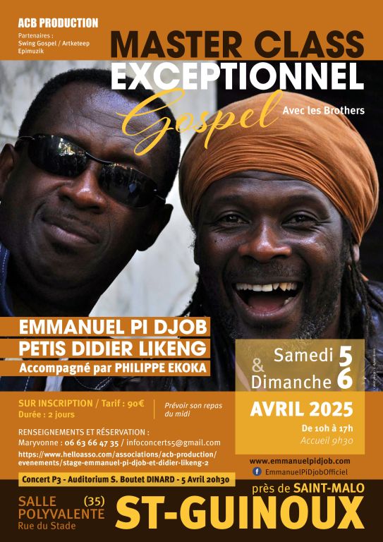 STAGE GOSPEL avec Emmanuel PI DJOB & Didier LIKENG