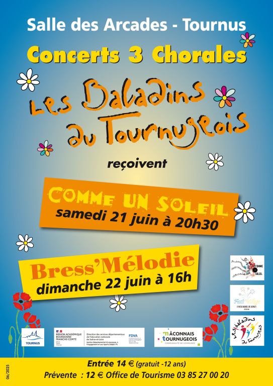 3 CHORALES POUR LES CONCERTS ANNUELS DES BALADINS