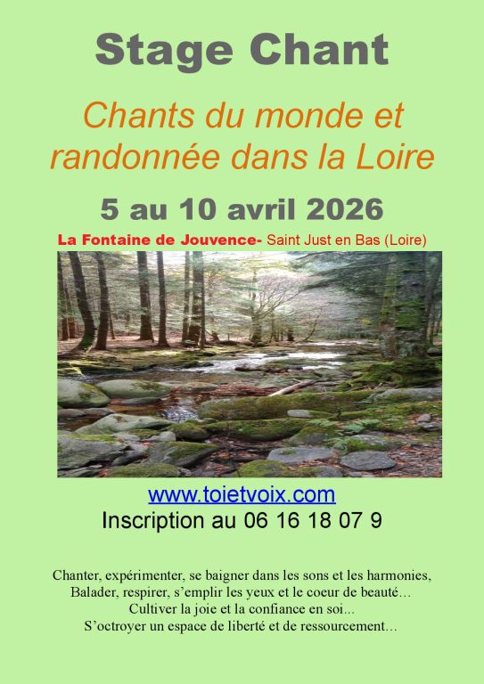 Chants du monde et randonnée dans la Loire
