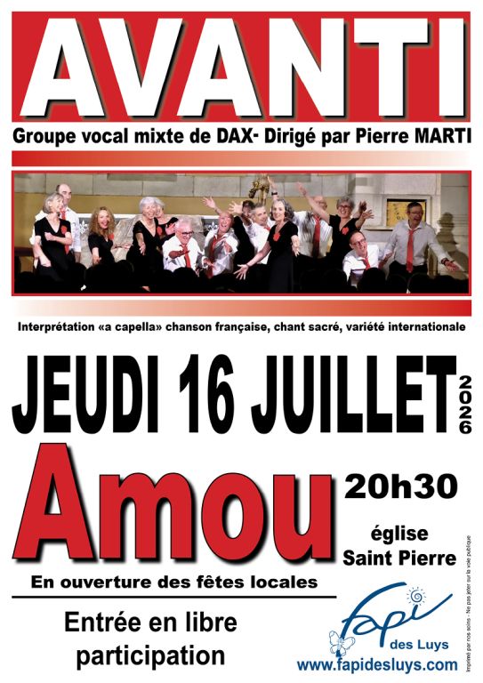 CONCERT DU GROUPE VOCAL AVANTI